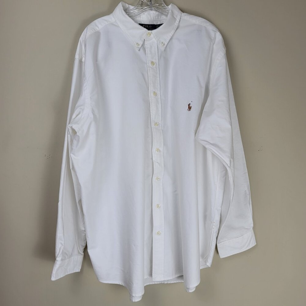 Polo Ralph Lauren Men's Long Sleeve Button Down Oxford Shirt Size 2XB - Picture 2 of 11